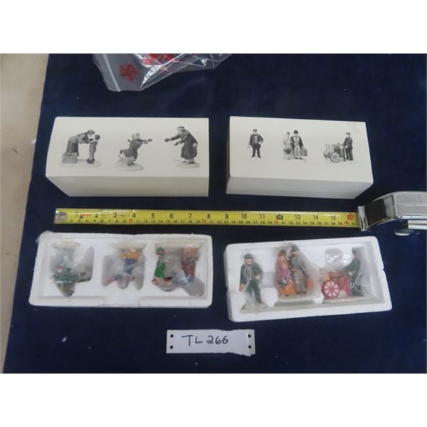 Dept. 56 Welcome Home 1992 + Holiday Travellers 1990 - Retired