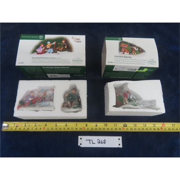 Dept. 56 Christmas Beginnings + Holiday Greenery