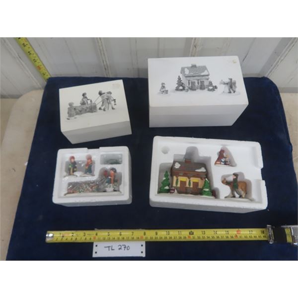 Dept. 56 Tending New Cleaves 1996 + Bringing Home Yule Log 1991 - Retired