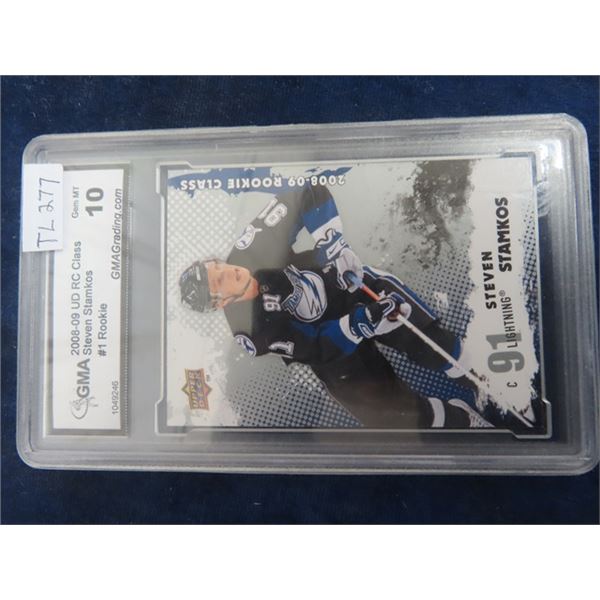2008-09 UD Steve Stamkos #1 Rookie Graded 10