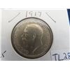 Image 2 : Great Britain 1917 King George 5 1 Shilling .925 Silver VF+