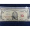 Image 1 : USA 1963 US $5 Note with Red Seal