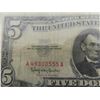 Image 2 : USA 1963 US $5 Note with Red Seal