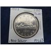 Image 1 : Canada 1953 dollar .800 Silver M.S.63 ' Superb'