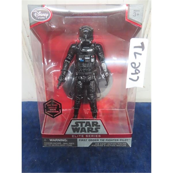 Star Wars 2017 Disney Exclusive 1sr Order Tie Fighter Pilot Die Cast Mint + Sealed