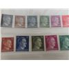 Image 2 : German Von Hindeborg & 1941-44 Hitler Portrait Stamps
