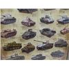 Image 3 : Framed Picture 26" x 38" of WW2 Tanks Used in Battle VF Condition
