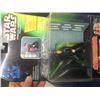 Image 2 : Star Wars Luke Skywalker Electronic Light Saber Glows 1997 Mint + Sealed & Palpatine Energy Bolt Lig