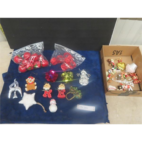 Christmas Accessories, Tree Ornaments plus more