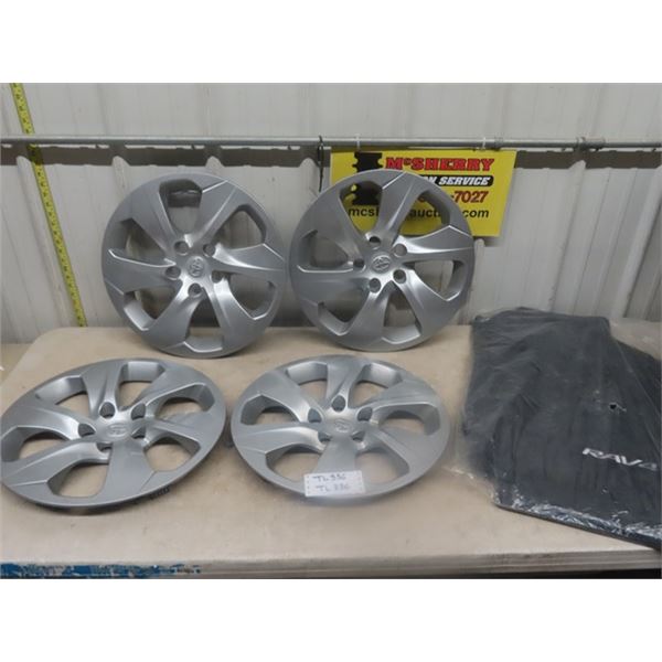 Toyota Rav 4 Hub Cap Rims & Floor Mats