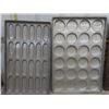 Image 2 : Baking Supplies; Hot Dog + Hamburger Bun Trays, 6 Cake Pans