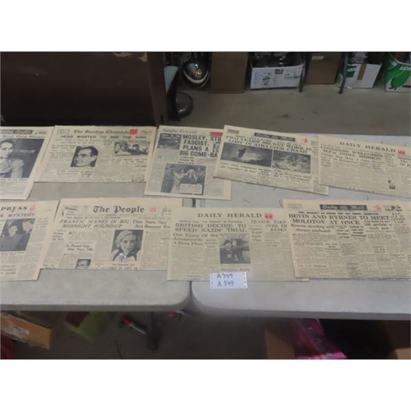 10 Newspaper Articles About Rudolf Hess