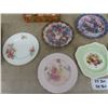 Image 3 : 8 China Plates ; couple are Royal Albert, Children's Tea Set, Glass Dolphin