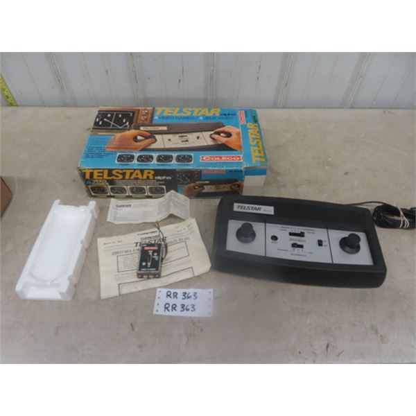Coleco Telstar Alpha Video Game in Original Box