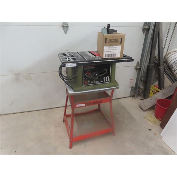 Delta 10 Table Saw with Stand
