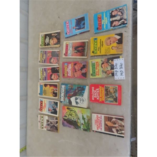 Man From Uncle Paper Backs - 4 Other TV Show Books
