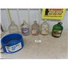 Image 1 : 5 Old Syrup Jugs; 7 Up, Stubby, A&W - 1 Gal, Heated Pet Water Bowl