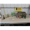 Image 1 : 25 Old Pop Bottles with Faded Wynola Crate ; Stubby, Wishing Well, Sun Crest plus more
