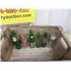 Image 5 : 25 Old Pop Bottles with Faded Wynola Crate ; Stubby, Wishing Well, Sun Crest plus more