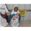 Image 2 : Vintage Nativity Blow Molds - Tallest 36"