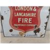 Image 3 : London + Lancashire Fire Insurance Porcelain Sign 14.5" x 14.5"