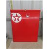 Image 2 : 2 Gas Bowser Metal Panel Signs ; Texaco + Tempo 24" x 28"
