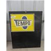Image 3 : 2 Gas Bowser Metal Panel Signs ; Texaco + Tempo 24" x 28"