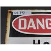 Image 2 : Porcelain ' Danger ' Has Poisonous Gas Sign 10" x 14"