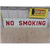 Image 1 : Painted Tin No Smoking Sign 10" x 48"