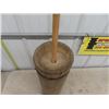 Image 3 : Primitive Wooden Butter Churn 7.5" x 24"