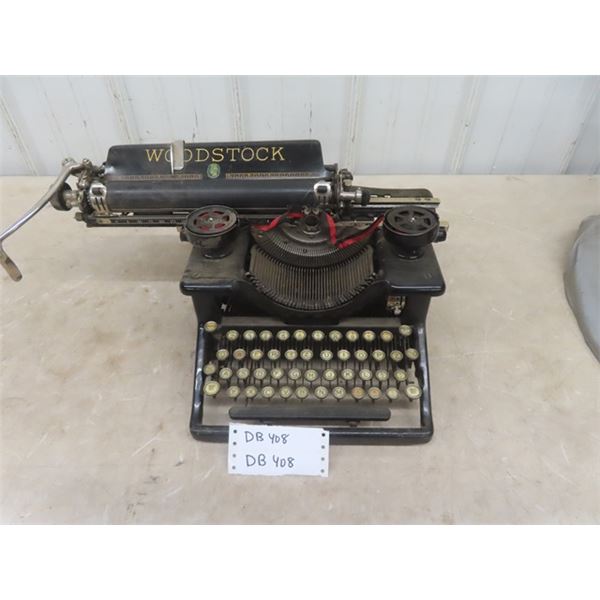 Old School Woodstock Manual Typewriter