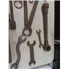 Image 2 : Large Lot of Old Steel Wrenches + Pipe Wrenches