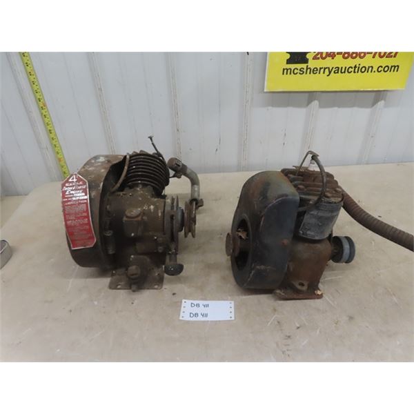 Briggs + Stratton Kick Start Engine - Turns + Iron Horse 4 Cycle AR472 Engine - Stuck