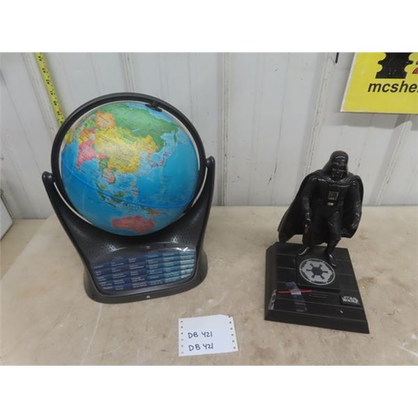 Darth Vader Statue + Oregon Scientific Globe