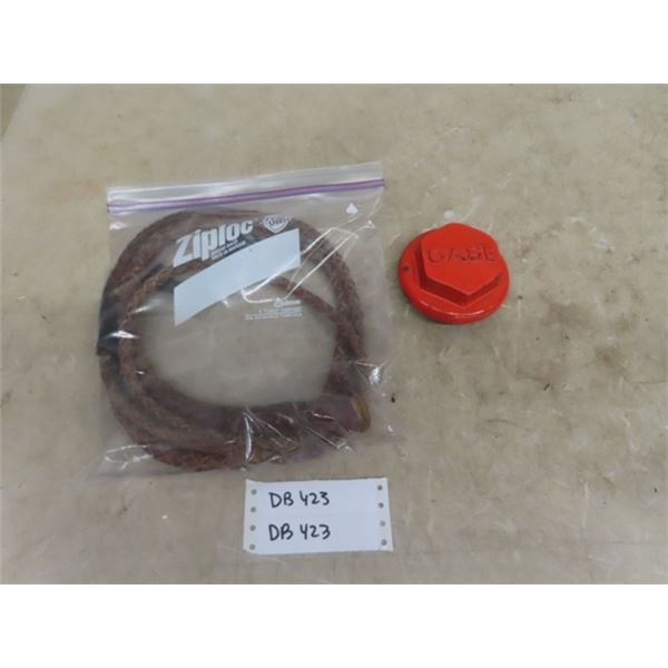 Case Cast Part , Old Leather Whip