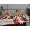 Image 1 : McDonalds Cups, Toys, Aprons, Carry On Bags, Bed Sheet, T-Shirt plus more
