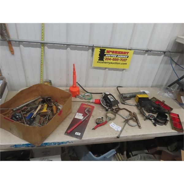 Speciality Tools, Compression Tester, Ridge Reamer, Clutch Tool, Receiver Hitch, Locking Gas Cap & O