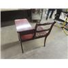 Image 4 : Telephone Table with Upholstered Seat - Cherry Finish with Rosewood Carved 19" x 27" x 32"