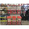 Image 2 : 6 Bank Gumball Machines on Rack with Wheels- Key Works All 6 Machines 17" x 34" x 63"