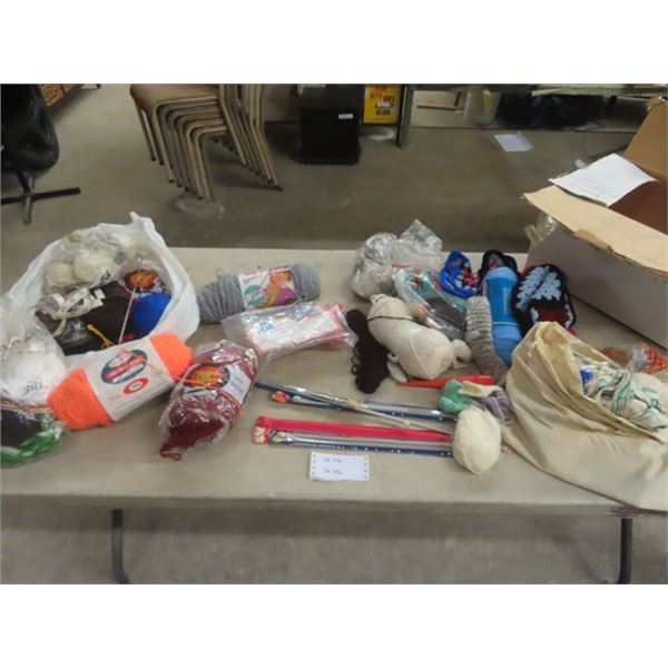 Knitting Supplies; Yarn, Needles, Fabric