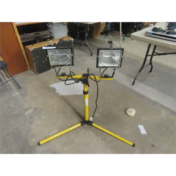 Portable Construction 2 Halogen Light