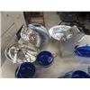 Image 2 : Silverplated Items, Cobalt Glassware, Blue Mountain Fish, 2 Ceramic Banks