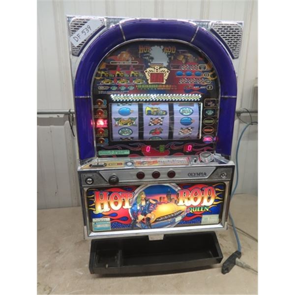 Olympia Evolution Model Slot Machine Hot Rod Queen - Tested + Works ...