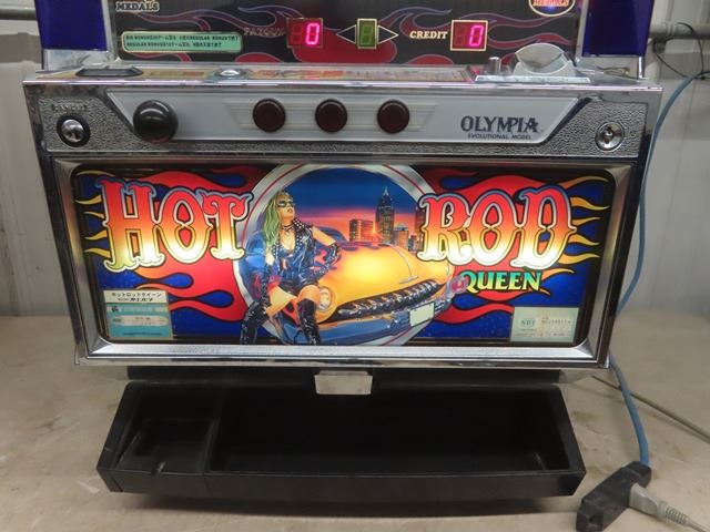 Olympia Evolution Model Slot Machine Hot Rod Queen - Tested + Works ...