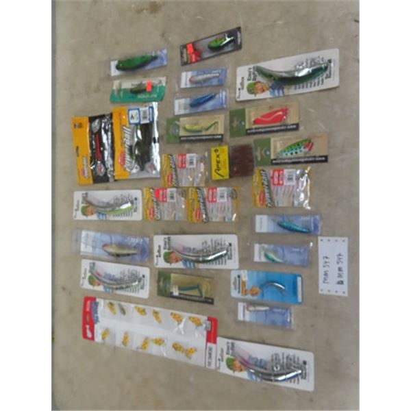 27 New in Package- Various Lures, Baits, Hooks