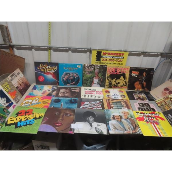 27 Various Records ; Country, Rock, Easy Listening