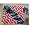Image 2 : 12 American Flag Place Mats/Handkerchiefs?; 2 Camouflage Cap Covers - All New