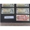 Image 3 : Various Canadian $1 + $2 Paper Bills ; 1937 , 1973, 1974, 1986