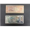 Image 2 : 4 Assorted Mexican Paper Bills ; 2000, 5000, 10 000, 50 000, Pesos