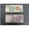 Image 3 : 4 Assorted Mexican Paper Bills ; 2000, 5000, 10 000, 50 000, Pesos